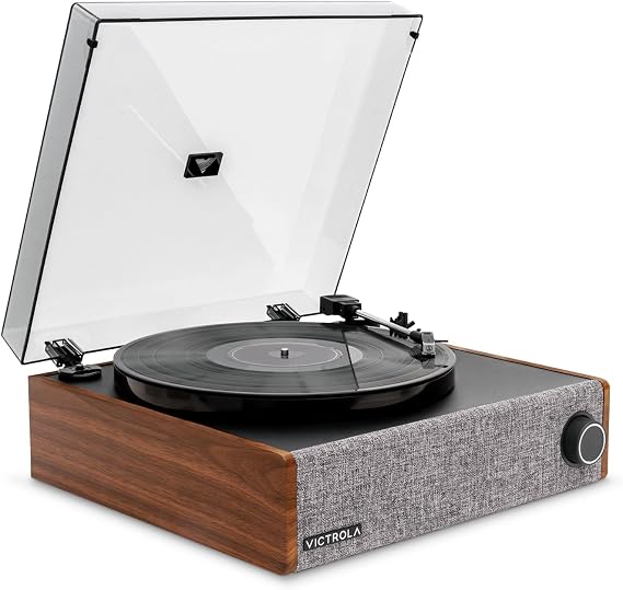 Victrola Eastwood LP - Bluetooth Record Player with Speakers - Walnut