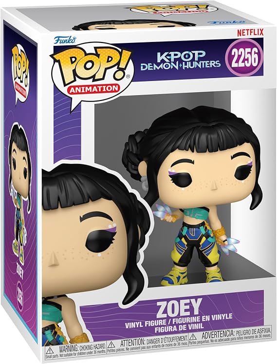 Funko POP! Animation: Netflix Netflix Kpop Demon Hunters - Zoey | Official Merch - Collectable Vinyl Figurine for Shelf Display - Birthday Gift Idea for Fans and Collectors