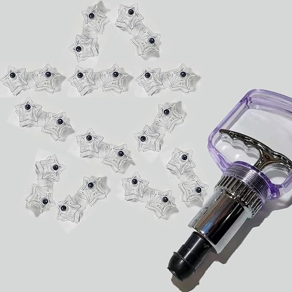 24PCS Star Shape Cups Plastic Thickened Reusable Cupping Device Cupping Therapy Cupping Cup Beauty Healthy
