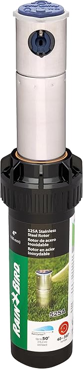 Rain Bird 52SA Stainless Steel Rotor, Full Circle, 25-50 Feet