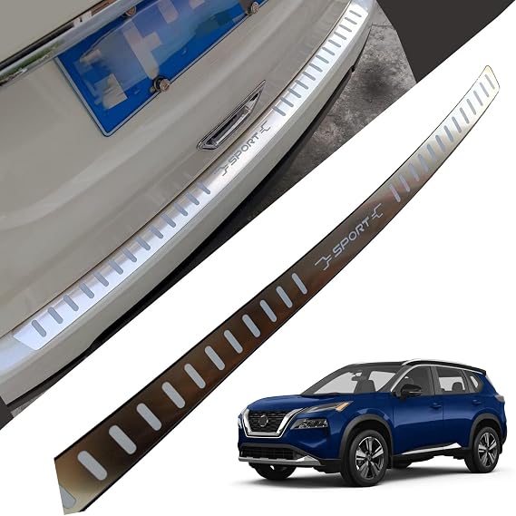 Rear Bumper Protector Cargo Trunk Door Sill for Nissan Rogue X-Trail 2014-2025 2026, Auto Parts Accessories Tailgate B Cover Scuff Plate