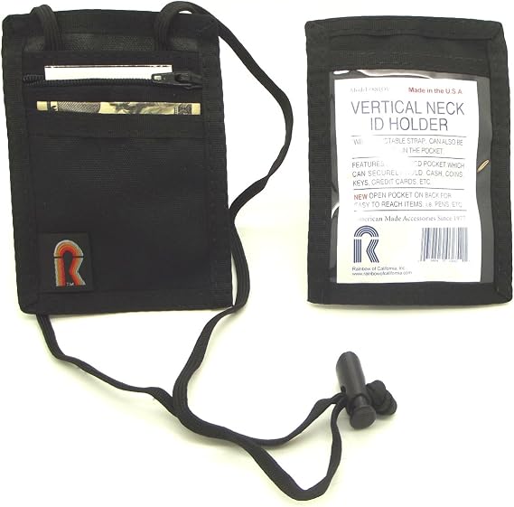 Vertical Neck ID Holder w/Adjustable Strap 88IDV-A