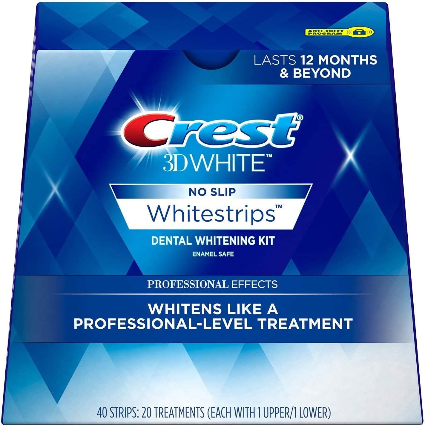 Crest 3D White Whitestrips Professional Effects, 40 count