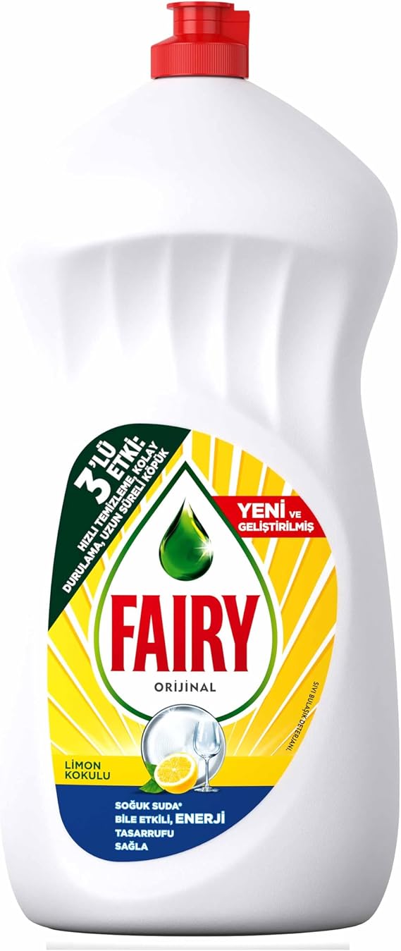 Fairy Orijinal Sıvı Bulaşık Deterjanı 1500 ml Limon Kokulu