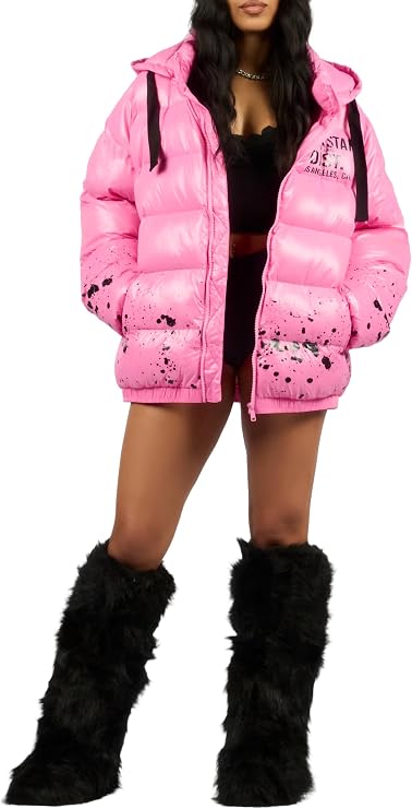 ROCKSTAR ORIGINAL Women's Art Dist. 2.0 Puffer Jacket