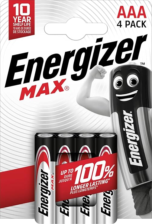 Alkaline Battery AAA 1.5 V Max 4-Blister