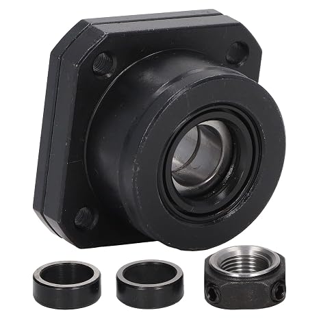 Fafeicy Ball Screw End Support, Black Oxide Treatment