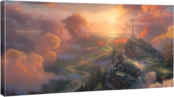 Thomas Kinkade Studios The Cross 16 x 31 Gallery Wrapped Canvas