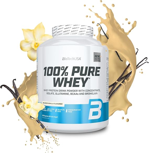 Biotech USA 100% Pure Whey 2270g Bourbon Vanilla