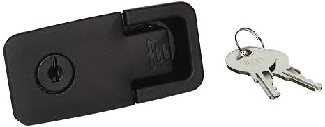 Southco 62-42-251-2 Black Powder Coated Lift and Turn Compression Latch, Adjustable Grip