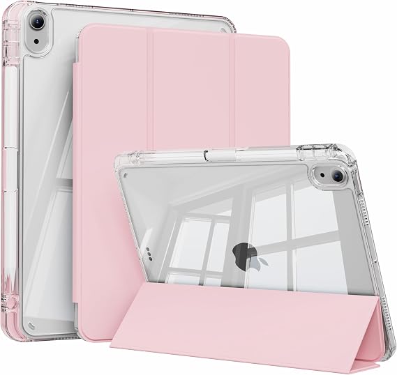 for iPad Air 11 Inch M4/M3/M2, Air 5th/4th Gen 10.9" Case, Pink