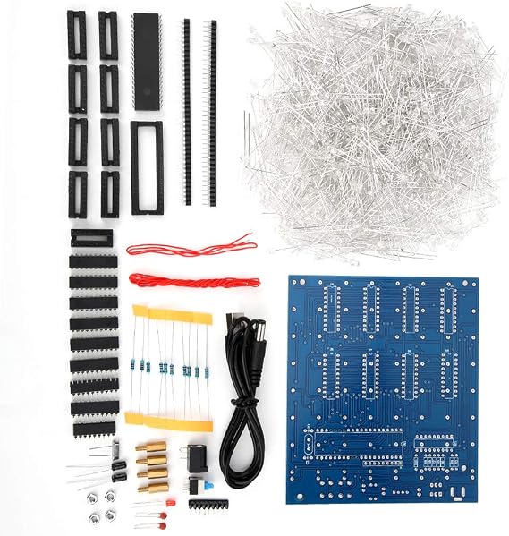 LED Light DIY Kit, LED Kit, A Material Sheet Decorating Dining Room for 8 x 8 x 8CM Cubes