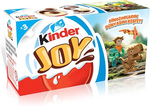 Kinder Joy Egg Chocolate Men, 20 Gr, 24 Pieces
