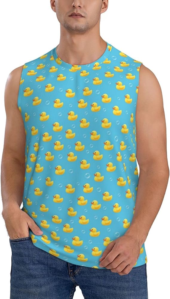 Men's Athletic Tank Tops, Sweatproof Quick-Dry Shirts for Crossfit & Training