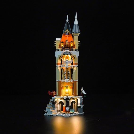 LED Lighting Kit Compatible with Lego 76430 Hogwarts Castle Owlery | No Building Blocks Included, Basic Version Lighting Set