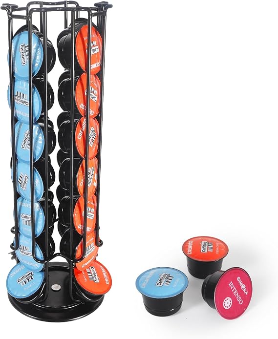 Coffee Pod Holder Carousel,Cofffee Capsule Holder for Counter.