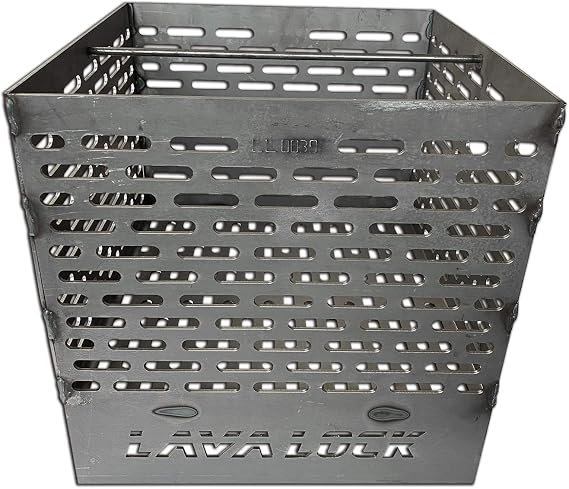 LavaLock UDS 55 Gallon charcoal firebox basket for Ugly Drum Smoker WITH legs and ash pan