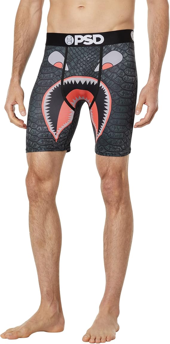 PSD Men's Wf Black Mamba Boxer Briefs, Black, XL