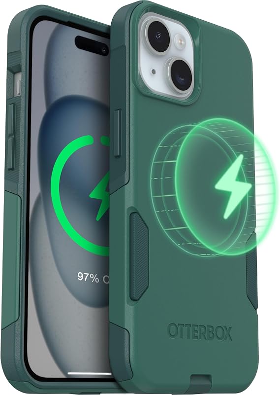 OtterBox iPhone 17e, 16e, 15, 14, 13 Commuter MagSafe Case - Green