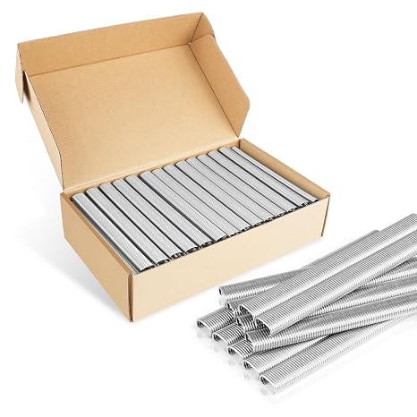 KIMSING SC760 16 Gauge 1/2-Inch Crown 304 Stainless Steel Hog Rings