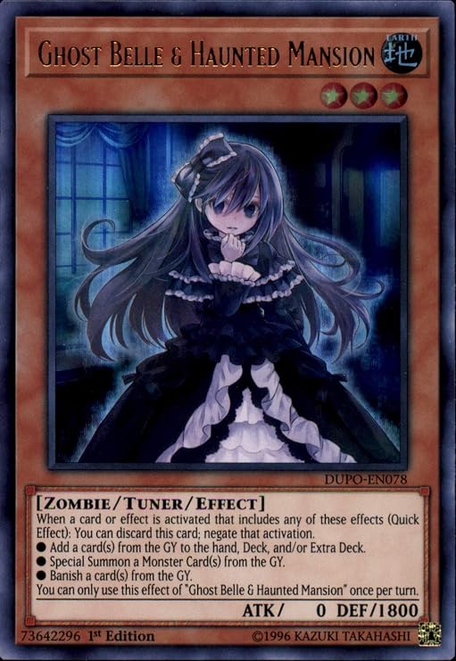 Yu-Gi-Oh! - Ghost Belle & Haunted Mansion - DUPO-EN078 - Ultra Rare - 1st Edition - Duel Power