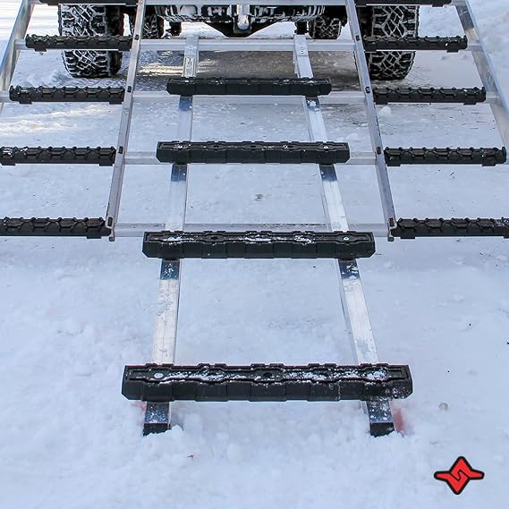 Caliber Ramp Traction Accessory Package, Configuration for Easy Snowmobile & Powersport Loading