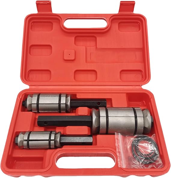 1/18'' to 3-1/2'' Exhaust Pipe Expander | Tail Pipe Spreader Kit Compatible with Most Vehicles and Trucks