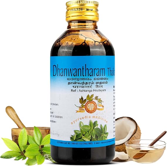 Dhanwantharam Thailam 450ml | AVP Ayurveda | Ayurvedic Products