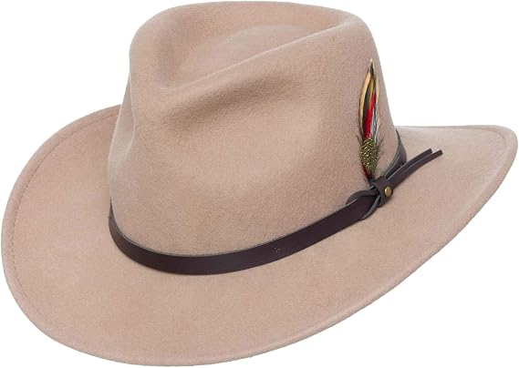 Montana Crushable Wool Felt Western Style Cowboy Hat by Silver Canyon