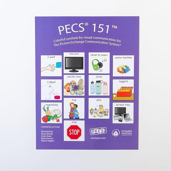 PECS 151: Colorful Symbols for Visual Communication for the Picture Exchange Communication System