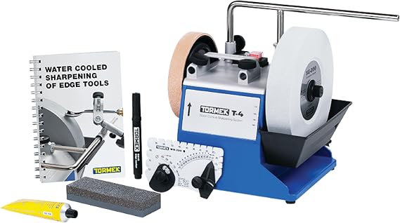 Tormek T-4 Compact Water Cooled Sharpening System for Edge Tools US Version English Handbook