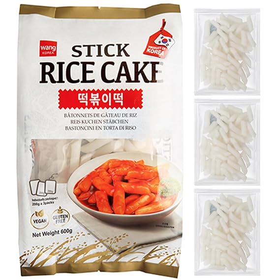 Wang Korean Tteok Rice Cakes, Chewy Tteokobokki Rice Cakes