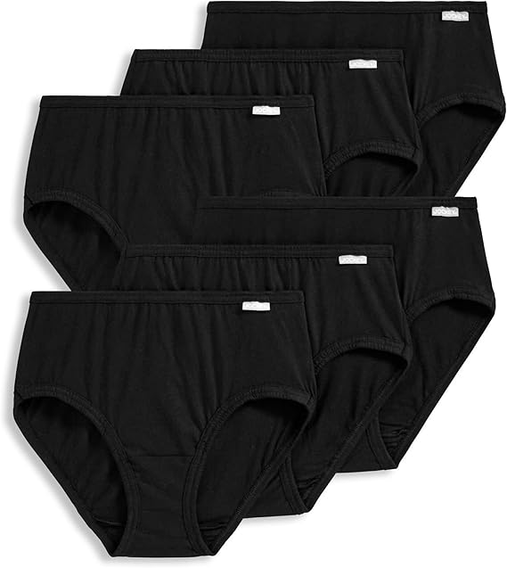 Jockey Women's Underwear Plus Size 100% Cotton Elance Hipster - 6 Pack