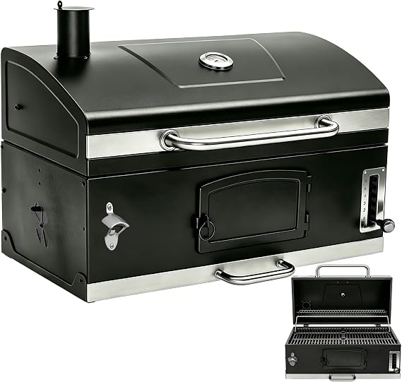 Large Built in Charcoal BBQ Grills for Outdoor Kitchen