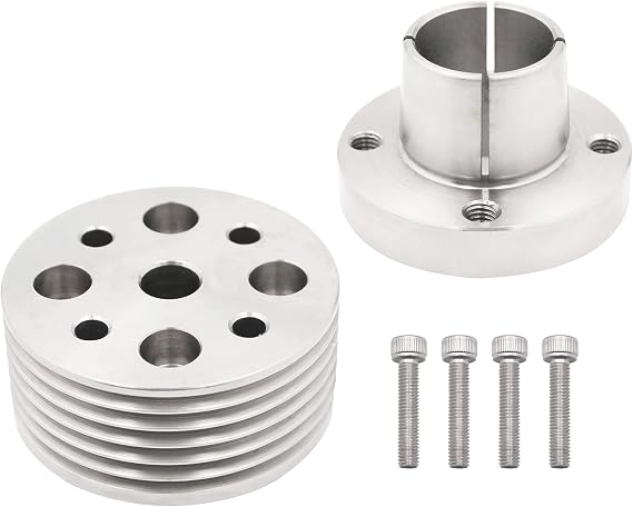 Supercharger Pulley Replacement for R53 MINI Cooper S (2002-2006) | 15% Reduction Smaller Pulley, Boost Supercharger RPM Enhanced Thrust & Quicker Acceleration, Stainless Steel