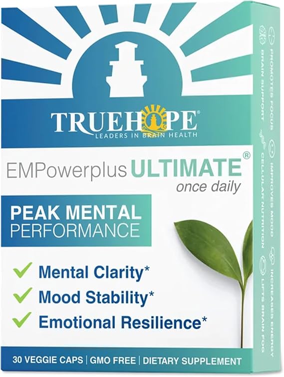 Truehope EMPowerplus Ultimate Daily Brain, Focus & Mood Supplement 30 Count