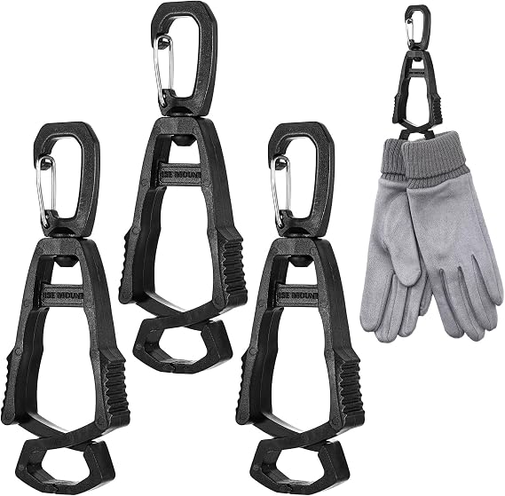 Mabor Glove Clips for Work Glove Holders, 3Pcs Gloves Holder Clips