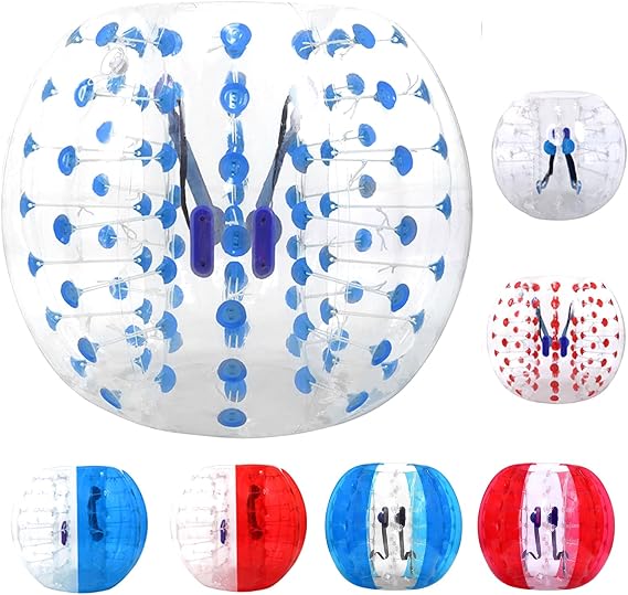 Inflatable Bubble Bumper Soccer Ball, Diameter 5 Feet, for Adults