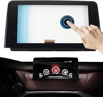 Dasbecan 8 inch Touch Screen Glass Digitizer Navigation Radio Compatible with Mazda CX-9 CX9 2016-2018 Replaces# TK48-611J0,TK49-611JA,TK49-61-1J0a,TK49-611J0-B