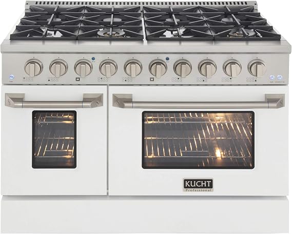 Kucht KNG481/LP-W Gas Range, White