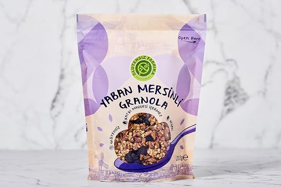 Karabuğday & Yulaf Granola Yabanmersinli