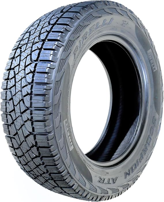 Pirelli SCORPION ATR All Terrain 225/65R17 102H Light Truck Tire | Truck/SUV All Terrain All Season Traction 102H Rated Standard Load Radial Construction Raised Black Letters Tire