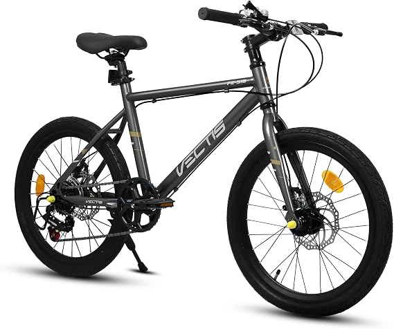 20 Inch Kids Bike, 7 Speed Bicycle for Boys Ages 7-12, Road Bike Steel Frame Dual Disc Brakes for Youth Cycling Durable Kids Riding Bike for School and Outdoor Riding
