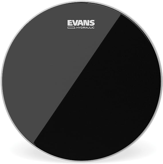 Evans Drum Heads - Hydraulic Black Tom Drumhead, 16 Inch