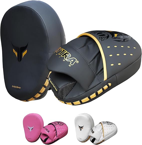 Mytra Fusion Boxing Pads - Focus Mitts MMA Muay Thai Boxing Mitts for Kickboxing Training and Martial Arts