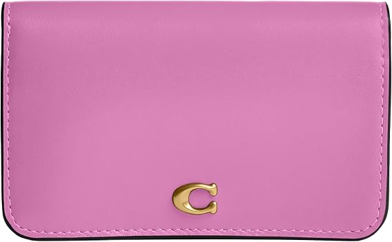 Coach Essential Slim Card Case, B4/Fuschia