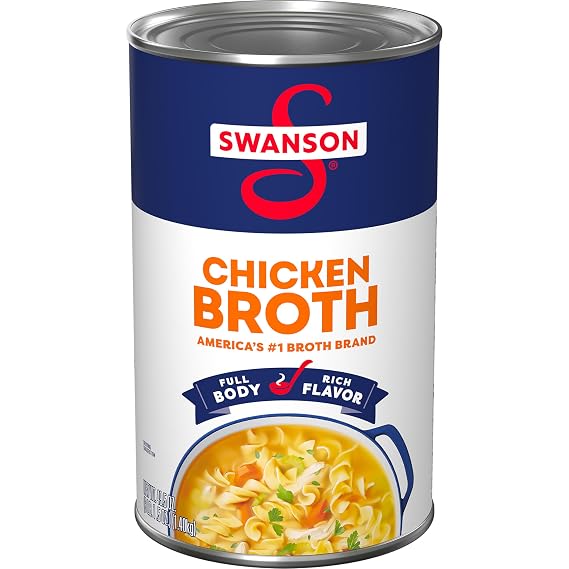 Swanson Chicken Broth, 49.5 Oz Can