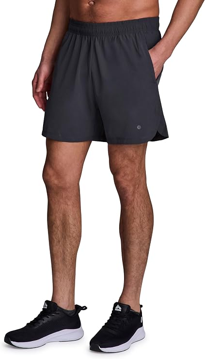 RBX Active Running Shorts for Men, Athletic Fit 5" Inseam Quick Drying Woven Workout Shorts with Pockets