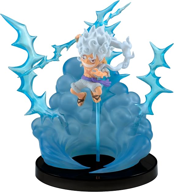 Banpresto Aksiyon Figürü Monkey D. Luffy Gear5 One Piece, World Collectable Special 6 cm, Çok Renkli, BP89649P