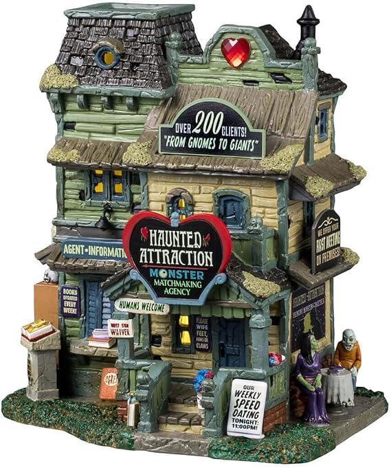 Lemax Haunted Attraction Lighted Building, #45214, 7.87-in
